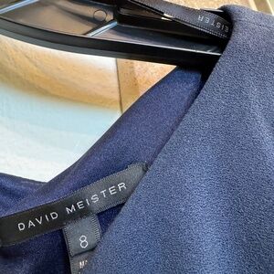 David Meister Blue Dress